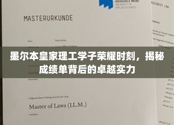 墨尔本皇家理工学子荣耀时刻，揭秘成绩单背后的卓越实力