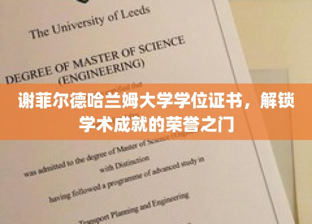 谢菲尔德哈兰姆大学荣耀证书，开启智慧成就的新篇章