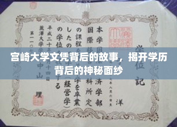 探寻宫崎大学文凭的传奇之谜