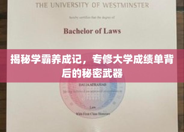 解码学霸之路，一探专修大学成绩单背后的强大助力