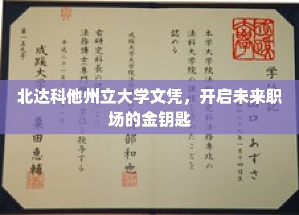 北达科他州立大学文凭，开启未来职场的金钥匙