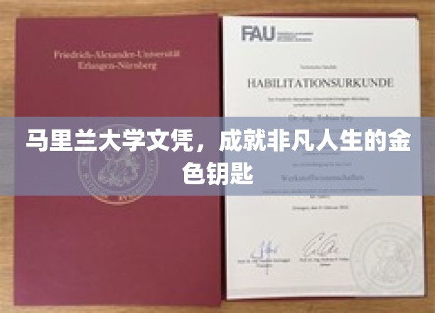 马里兰大学文凭，开启非凡人生的金色钥匙之旅