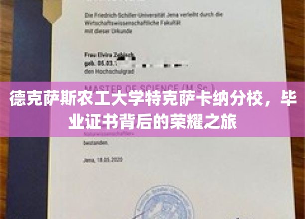 德克萨斯农工大学特克萨卡纳分校，毕业证书背后的荣耀征程