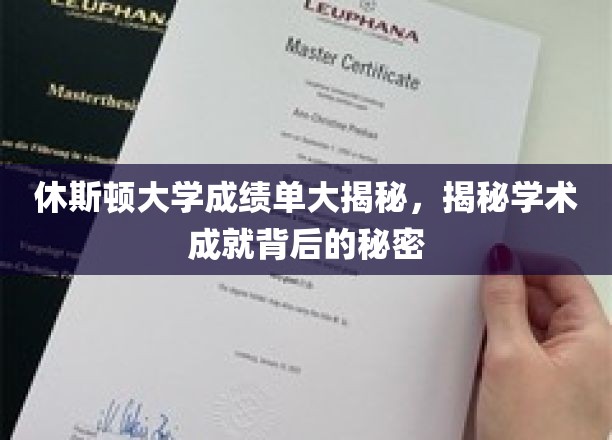 休斯顿大学成绩单大揭秘，探寻学术成就背后的秘密