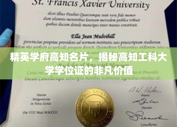学位光环背后的力量，知名工科大学学位证的珍贵价值揭秘