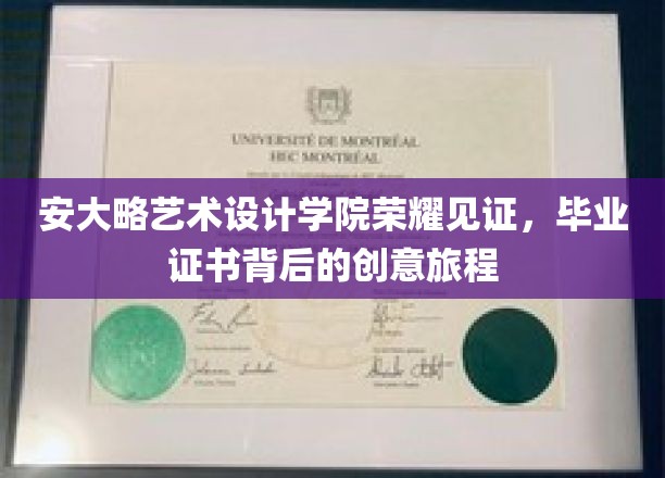 安大略艺术学府荣耀绽放，一纸证书背后的非凡创意之旅