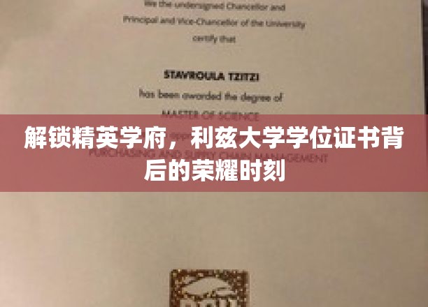 探秘利兹精英殿堂，学位证书背后的辉煌篇章