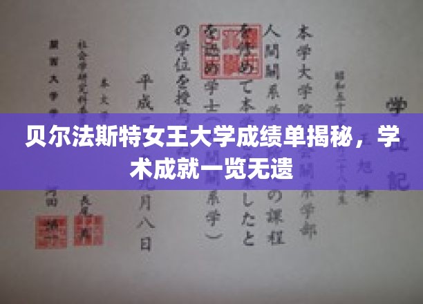 贝尔法斯特女王大学成绩单揭秘，学术成就一览无遗