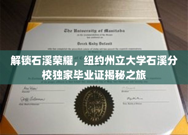 解锁石溪荣耀，纽约州立大学石溪分校独家毕业证揭秘之旅