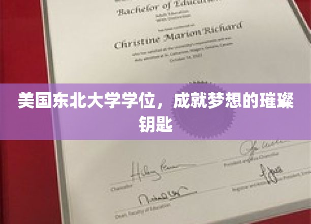 解锁未来，东北大学学位，引领梦想起飞的金钥匙