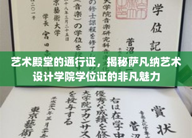 探索萨凡纳艺术设计学院学位证的璀璨光环