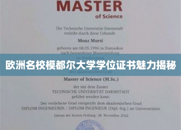 欧洲名校模都尔大学学位证书魅力揭秘