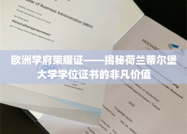欧洲学府荣耀证——揭秘荷兰蒂尔堡大学学位证书的非凡价值