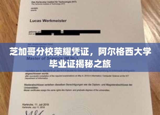 解码阿尔格西荣耀，芝加哥分校毕业证书背后的故事