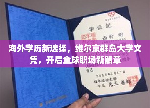 跨国职场通行证，维尔京群岛大学学历，引领未来职业新航向