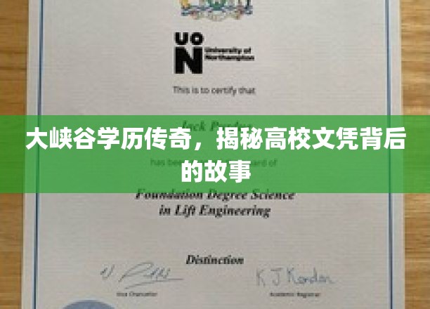 大峡谷学历传奇，揭秘高校文凭背后的故事
