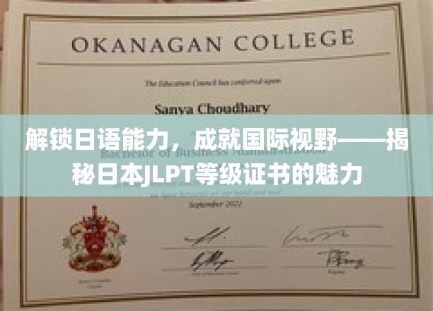 日语通关秘籍，开启全球通行证——JLPT等级证书的非凡魅力