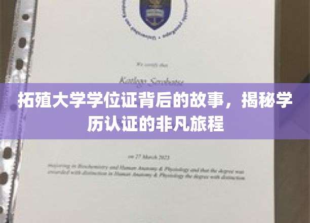 拓殖大学学位证背后的故事，揭开学历认证的非凡旅程