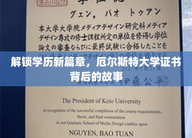 揭秘学历新纪元，厄尔斯特大学证书背后的非凡之旅