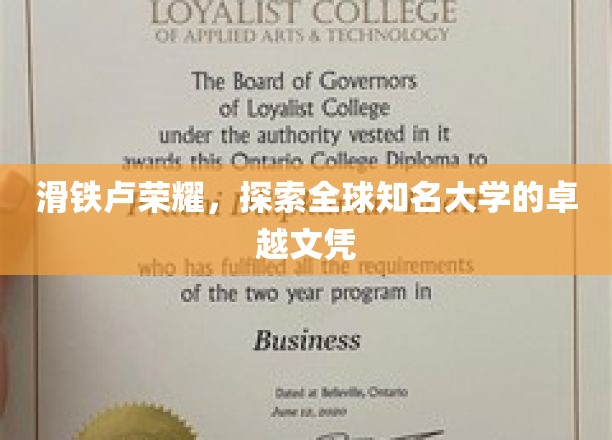 滑铁卢荣耀，探索全球知名大学的卓越文凭