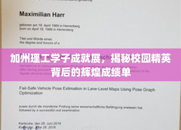 加州理工学子成就展，揭秘校园精英背后的辉煌成绩单