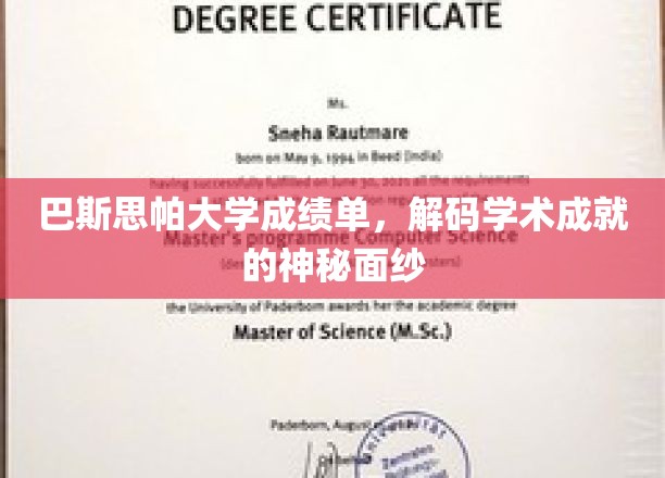 揭开巴斯思帕大学成绩单背后的学术奥秘