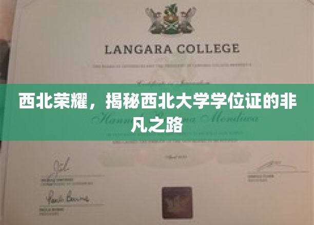 西北之光，探寻西北大学学位证的非凡轨迹
