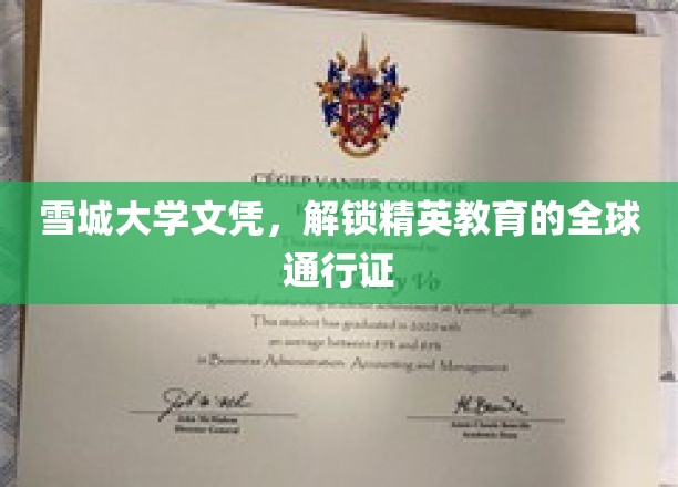 雪城文凭，跨国精英教育的国际钥匙