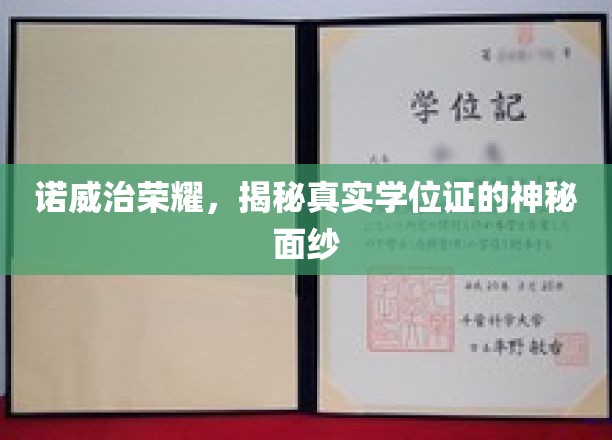 揭开诺威治荣耀背后真实学位证的神秘面纱