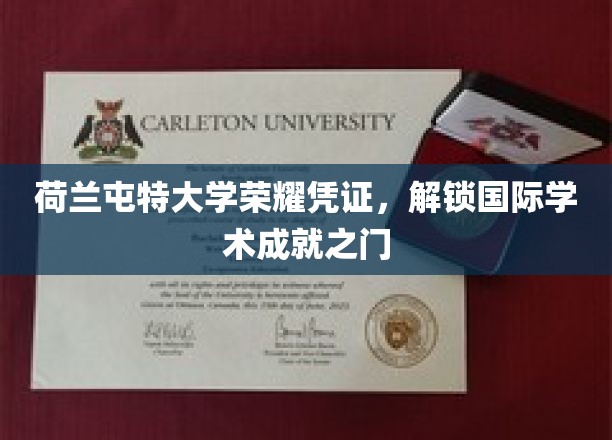 荷兰屯特大学荣耀凭证，解锁国际学术成就之门