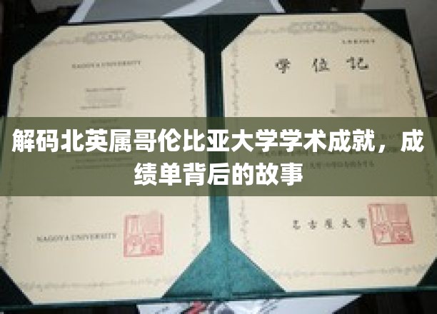 探索北英属哥伦比亚大学辉煌成就，揭开成绩单背后的秘密之旅