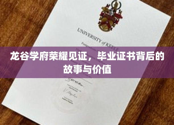 龙谷荣耀，毕业证书背后的传奇价值与感人历程
