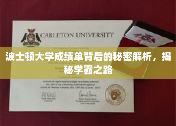 波士顿大学成绩单解码，揭秘学霸成长轨迹的隐藏密码