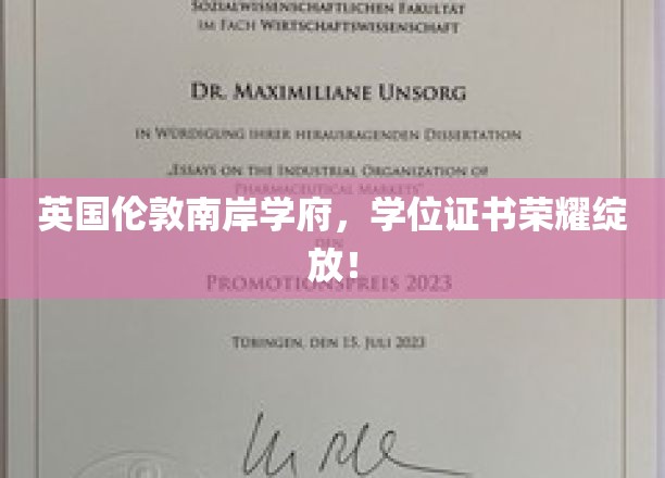 英国伦敦南岸大学，学位证书荣耀绽放！
