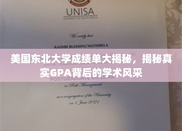 探寻美国东北大学成绩单背后的真实GPA与学术魅力