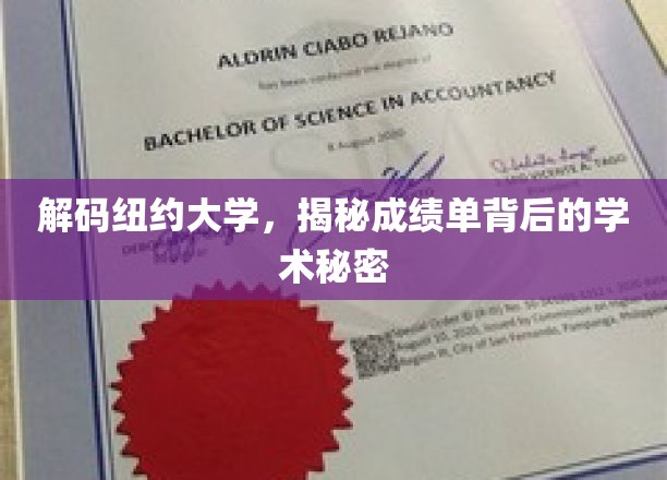 解码纽约大学，揭秘成绩单背后的学术秘密