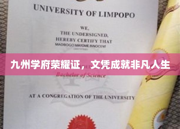 九州英才，文凭铸就非凡前程