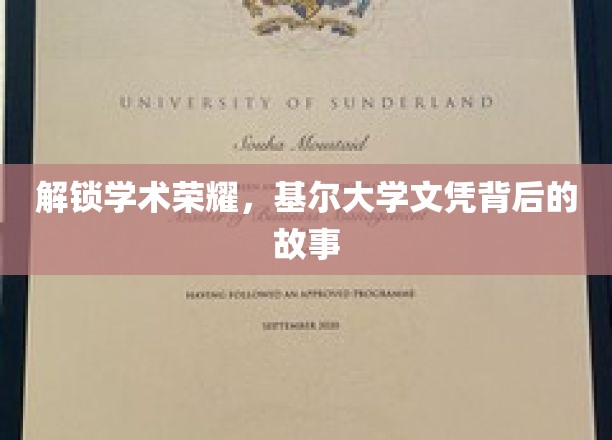 解锁学术荣耀，基尔大学文凭背后的故事