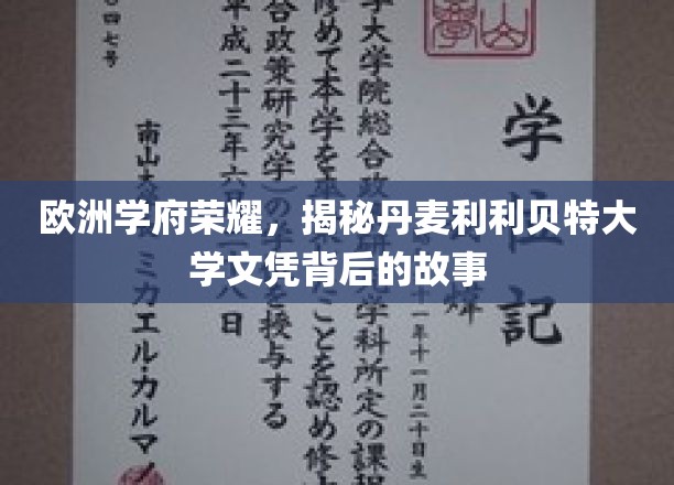 丹园学府之光，探秘利利贝特大学文凭背后的辉煌历程