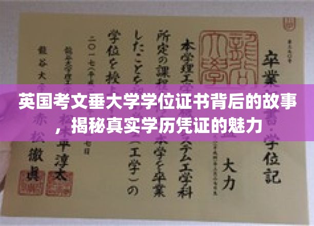探寻考文垂大学学位证书的奥秘，一纸学历背后的传奇风采
