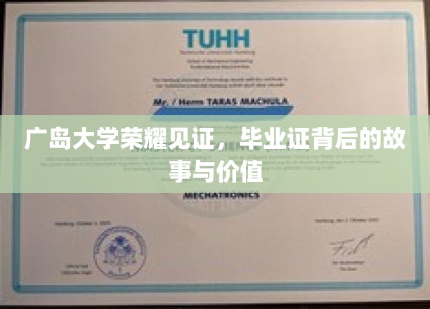 广岛大学荣耀印记，毕业证书背后的传奇与深远意义