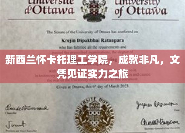 新西兰怀卡托理工学院，铸就辉煌，文凭之旅见证非凡实力与成就