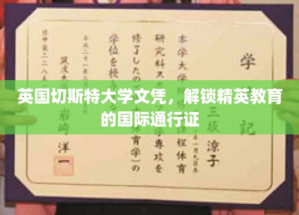 跨越国界，切斯特大学文凭引领精英教育新篇章