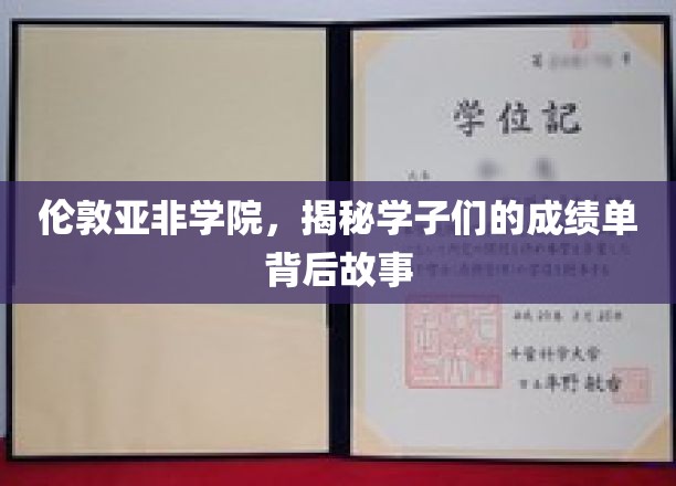 揭秘伦敦亚非学院学子成绩单背后的多彩人生轨迹