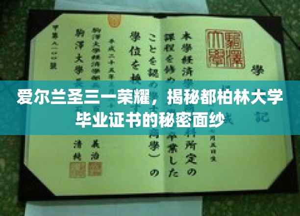 探寻都柏林大学证书背后的爱尔兰圣三一传奇印记