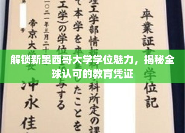 探索新墨西哥大学学位魅力，一睹全球认可的教育凭证风采