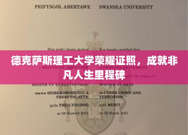 德克萨斯理工大学荣耀印记，铸就非凡人生新篇章