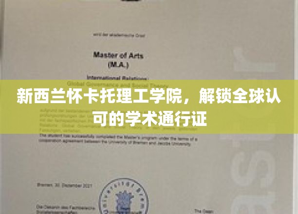 新西兰怀卡托理工学院，引领国际学术新里程