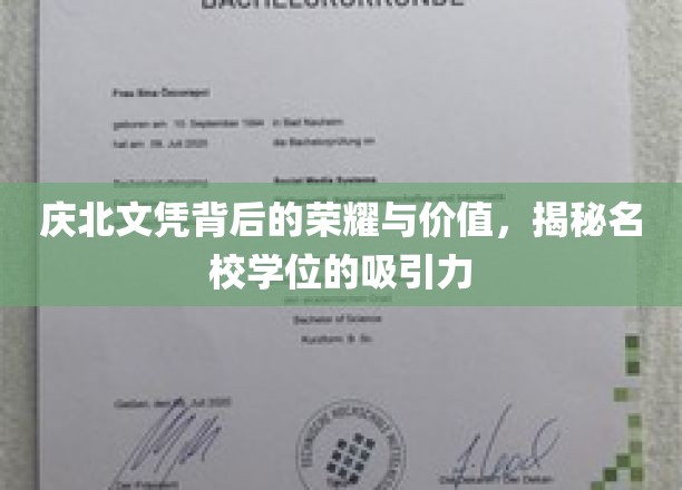名校光环下的庆北文凭，价值不凡，荣耀何在？