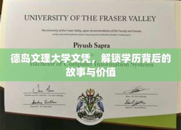 解码德岛文理大学文凭，探寻学历的深层价值与传奇历程